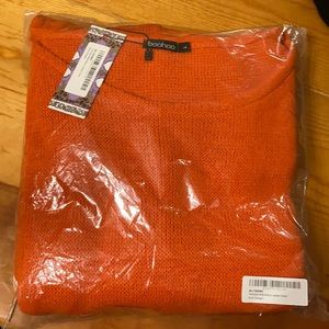 Oversized wide sleeve sweater dress